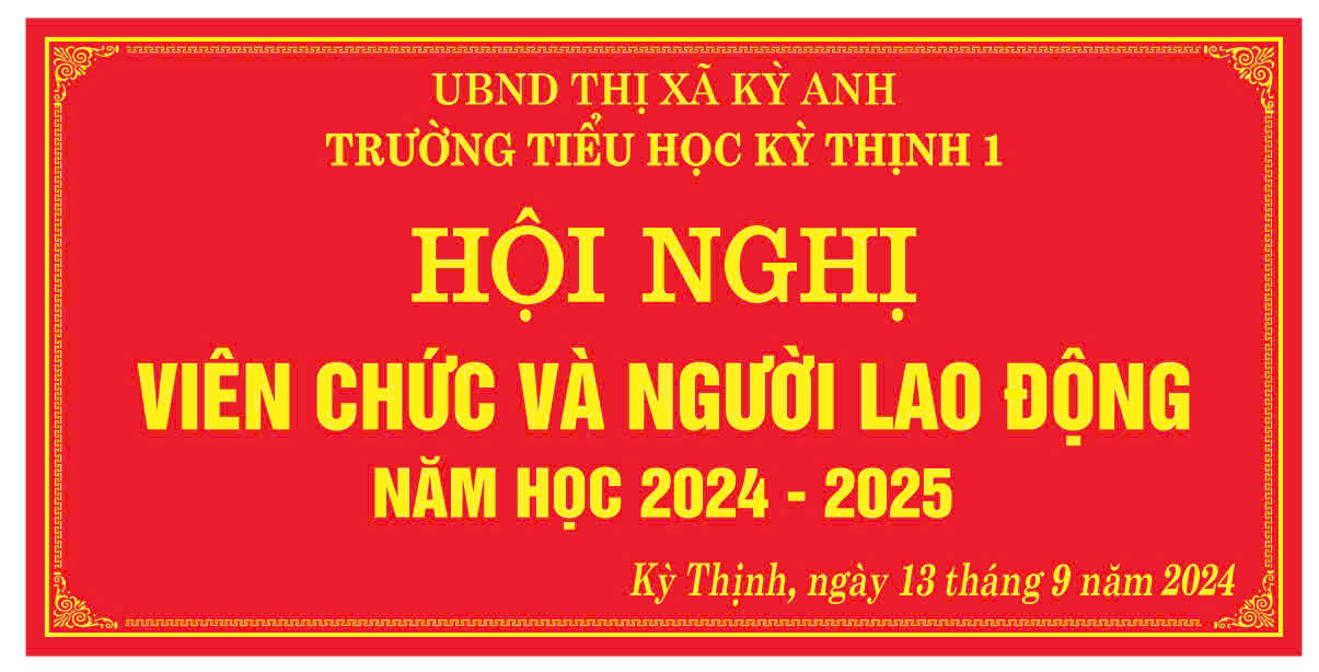 TRƯỜNG TIỂU HỌC THỊNH I TỔ CHỨC THÀNH CÔNG HỘI NGHỊ VIÊN CHỨC NĂM HỌC 2024 - 2025